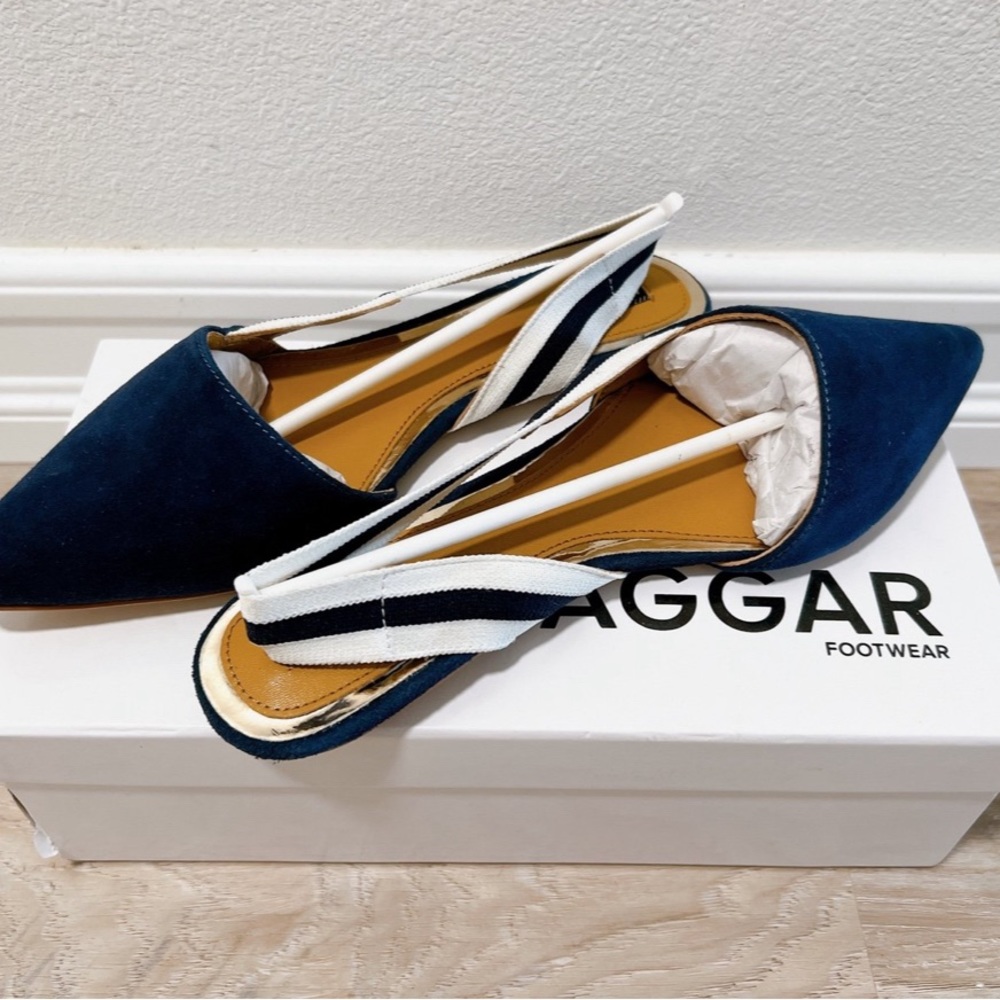 JAGGAR Action Suede Flat Navy women 38